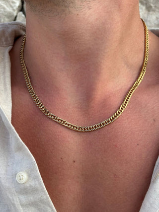 CUBAN CHAIN NECKLACE 4MM
