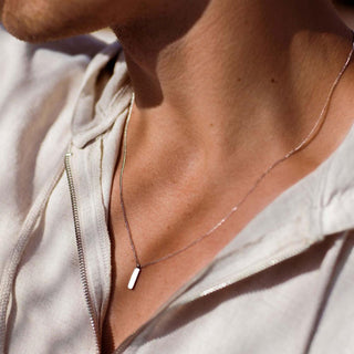 BOX PENDANT NECKLACE