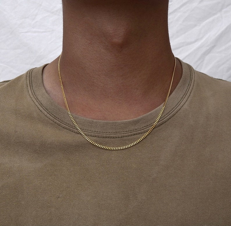 CUBAN CHAIN NECKLACE 2MM