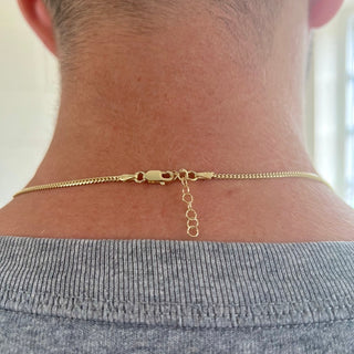 CUBAN CHAIN NECKLACE 2MM