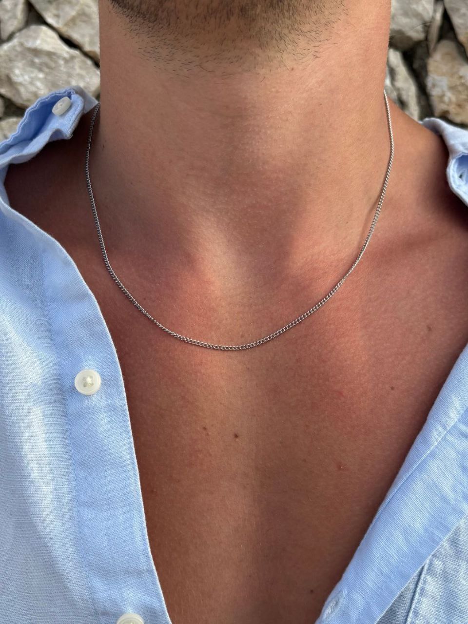 CUBAN CHAIN NECKLACE 1.5MM